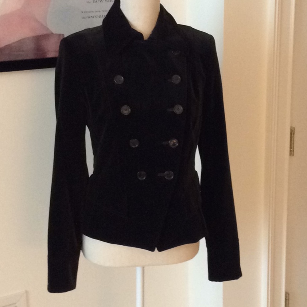 Chocolate Brown Velvet Jacket